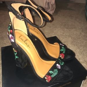 Lulu’s floral high heels